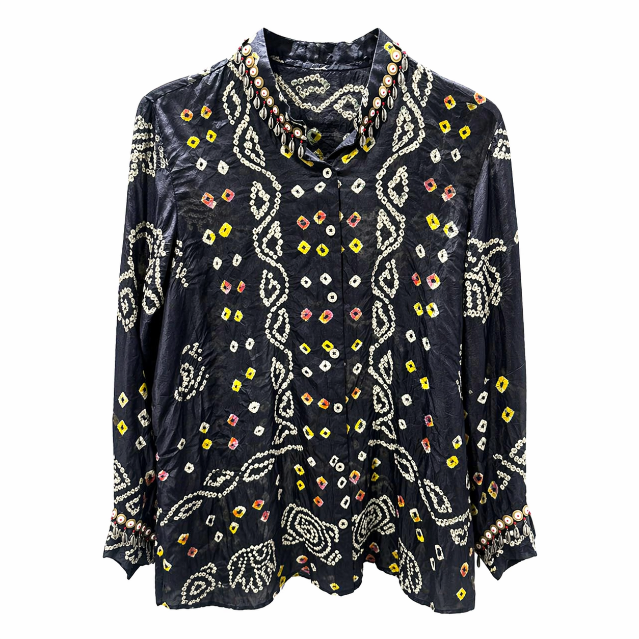 Bohemian Style Patterned Blouse