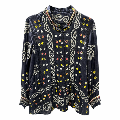 Bohemian Style Patterned Blouse