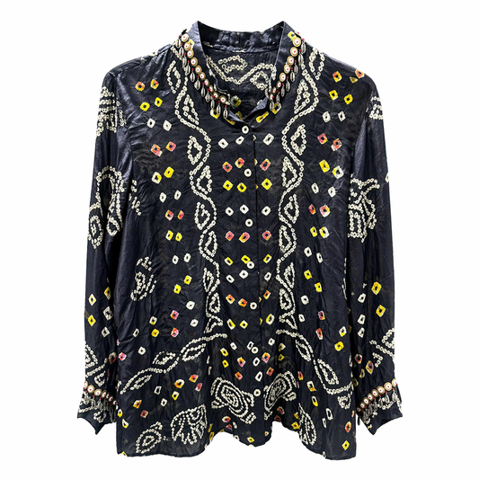 Bohemian Style Patterned Blouse