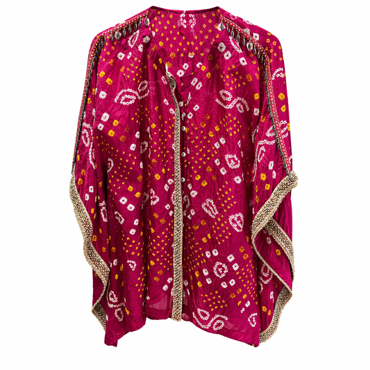 Pink Bandhani Shirt
